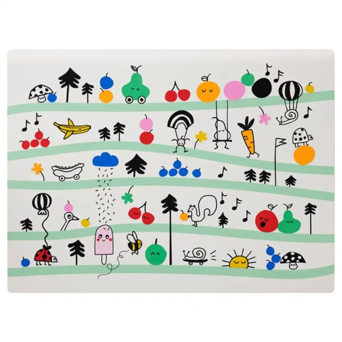 Bild 1 von GRÖNFINK Tischset, bunt, 30x40 cm
