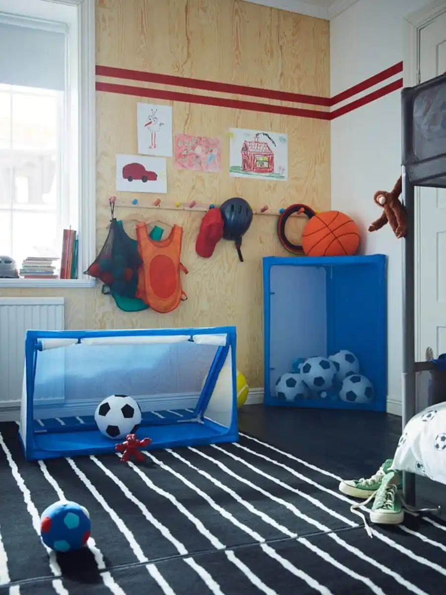 Bild 2 von SPARKA Stoffspielzeug, Fußball mini/blau rot