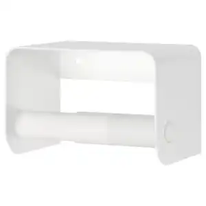 ENUDDEN Toilettenpapierhalter, weiß, 9x13x8 cm