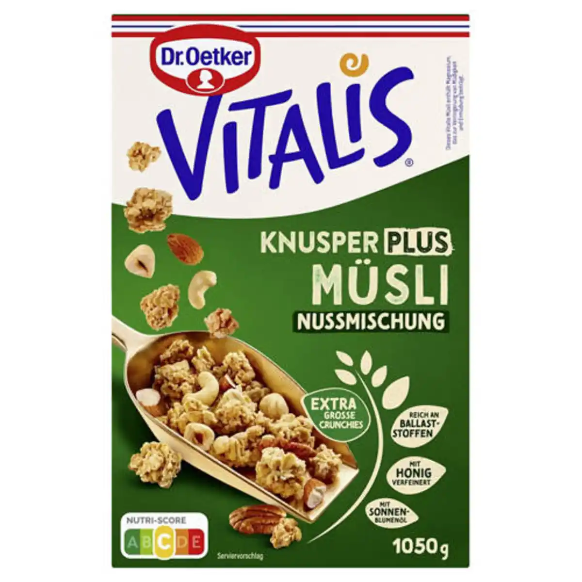 Bild 1 von DR. OETKER Vitalis 1,5 kg, Knusper Plus Nussmischung