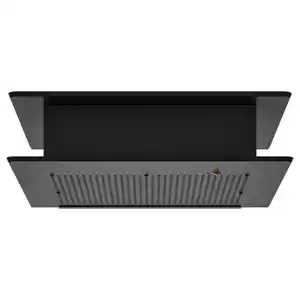 VIGGBO Dunstabzugshaube f Wandmontage, IKEA 300 schwarz, 52 cm