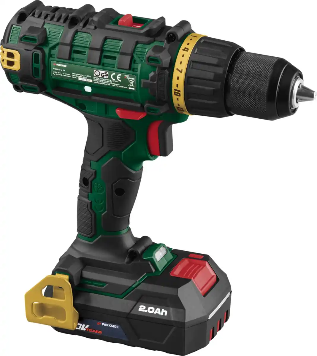 Bild 4 von PARKSIDE® Akku-Bohrschrauber 20 V »PABS 20-Li G8« inkl. Akku