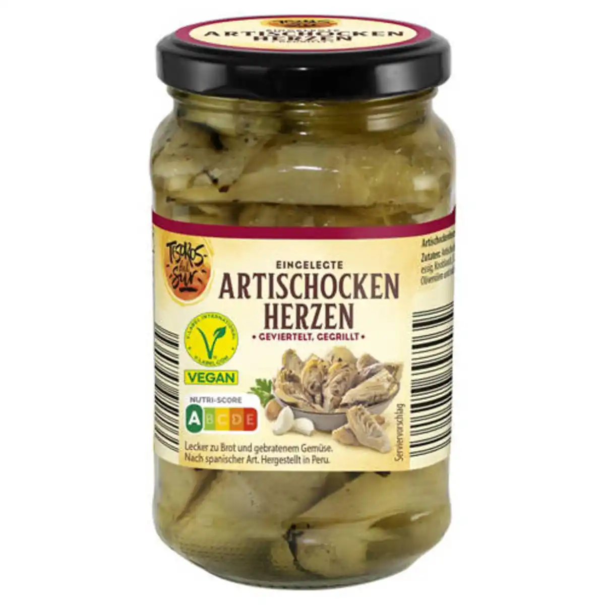 Bild 1 von TESOROS DEL SUR Artischockenherzen 370 ml, Gegrillt