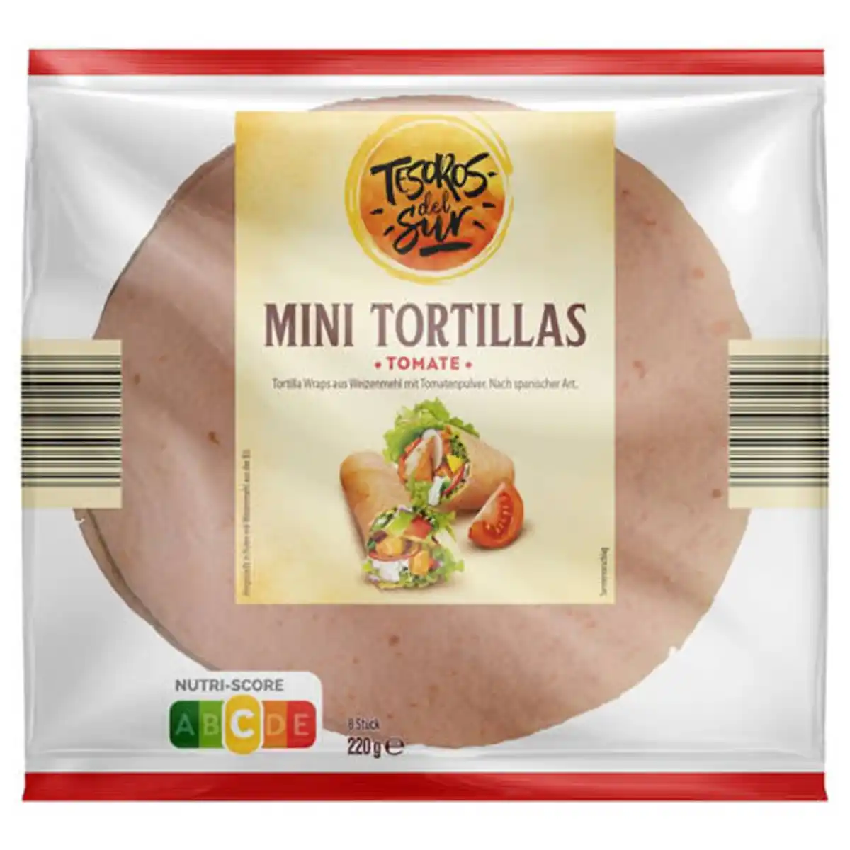 Bild 1 von TESOROS DEL SUR Mini-Tortillas 220 g, Tomate