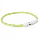 Bild 1 von Trixie Flash Leuchtring USB, Nylon grün XS-S