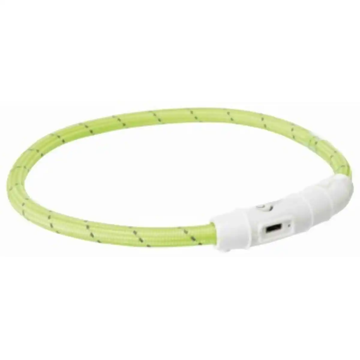 Bild 1 von Trixie Flash Leuchtring USB, Nylon grün XS-S