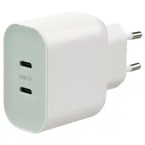 SJÖSS Ladegerät mit 2 USB-Ausgängen, 45 W, schnell laden