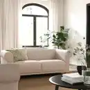 Bild 2 von VISKAFORS 2er-Sofa, Lejde hellbeige/Birke