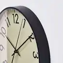 Bild 3 von TALLSPARV Wanduhr, schwarz/beige, 28 cm
