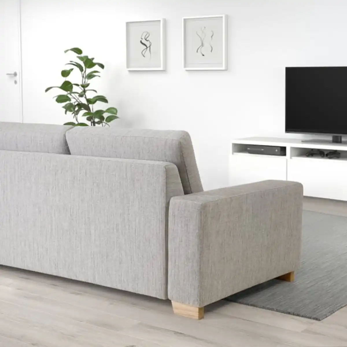 Bild 3 von SÖRVALLEN 2er-Sofa, Viarp beige/braun
