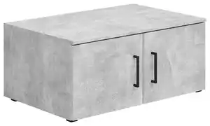 Aufsatzschrank Multistauraum Betonoptik, Grau