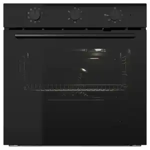 SPJUTBO Umluftofen, pyrolytisch Grillfunktion/schwarz IKEA 300
