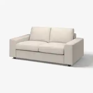VIMLE 2er-Sofa, mit breiten Armlehnen/Gunnared beige
