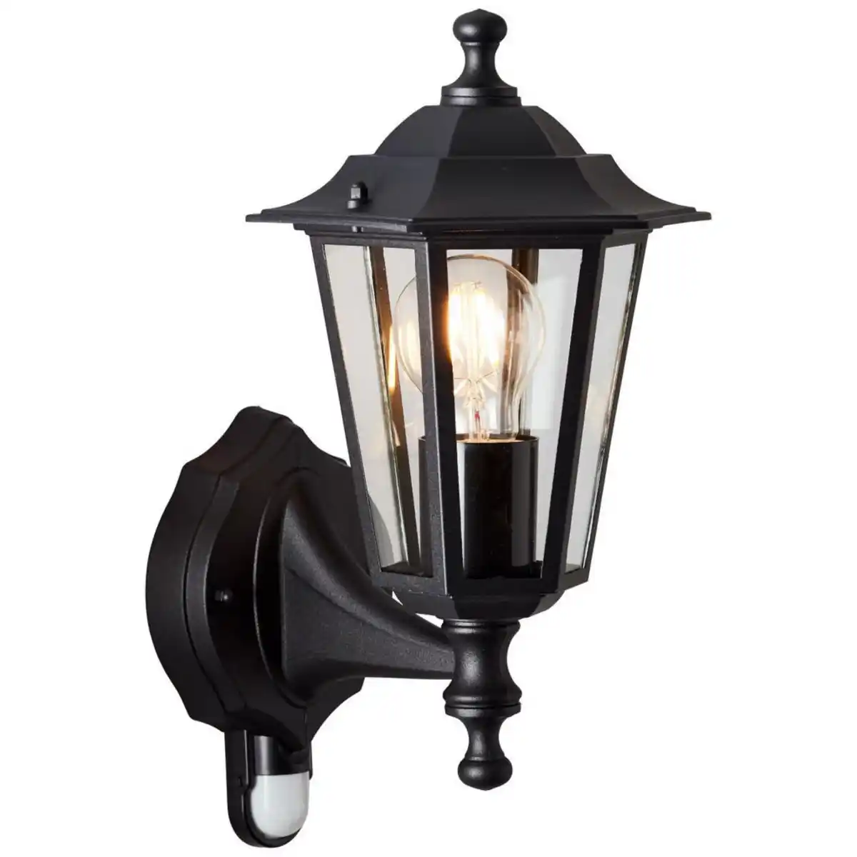 Bild 1 von Brilliant Aussenwandleuchte, Schwarz, Metall, 17x35x16.6 cm, Lampen & Leuchten, Außenbeleuchtung, Außenwandleuchten