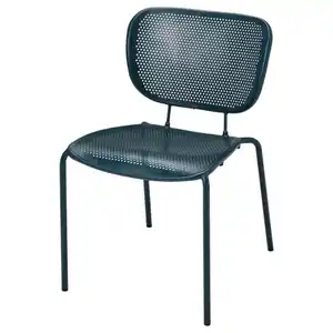 DUVSKÄR Stuhl, innen/außen, schwarzblau