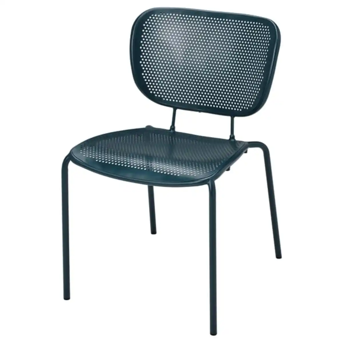 Bild 1 von DUVSKÄR Stuhl, innen/außen, schwarzblau