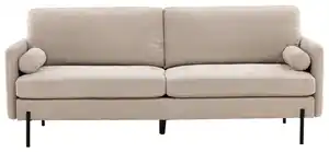 2-SITZER-SOFA ANTIBES, Beige, Schwarz