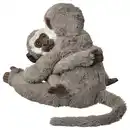 Bild 2 von SANDLÖPARE Stoffspielzeug, Grüne Meerkatze mit Baby/grau, 32 cm