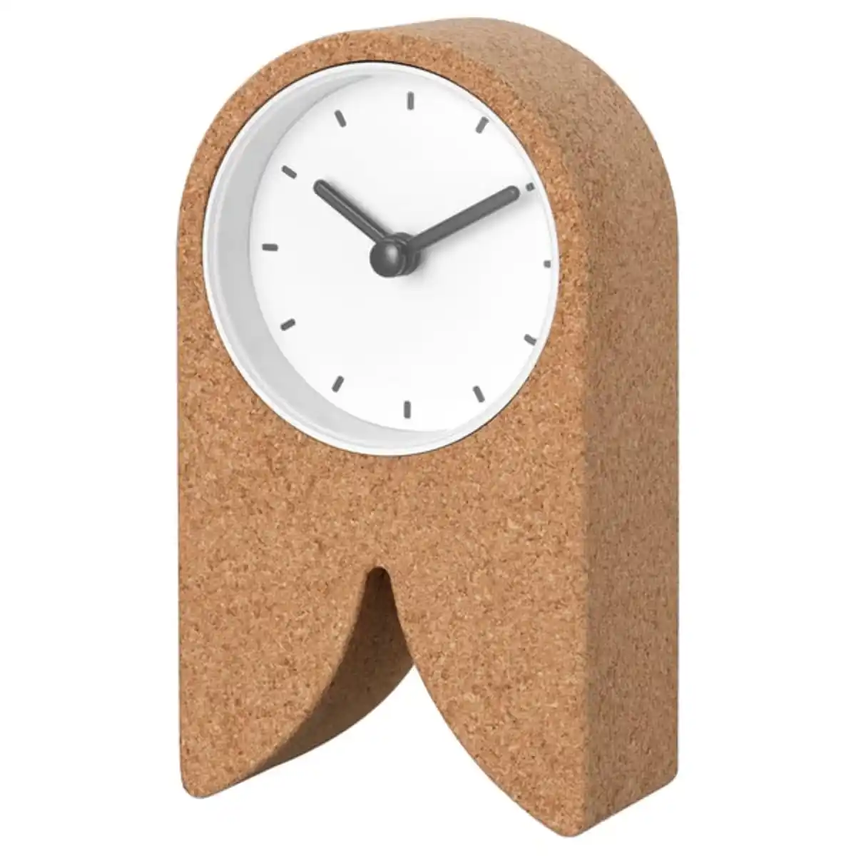 Bild 1 von FLODKRÄFTA Uhr, Kork weiß, 8x15x4 cm