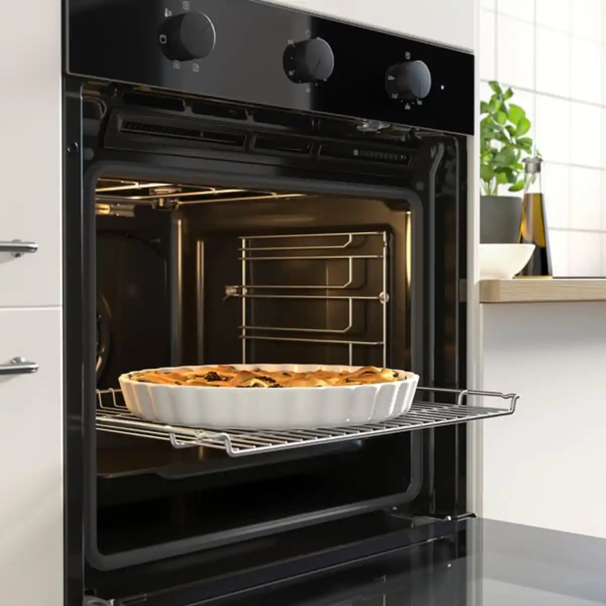 Bild 2 von SPJUTBO Umluftofen, Grillfunktion schwarz/IKEA 300