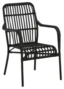 Loungesessel Rizal Schwarz, Schwarz