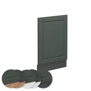 Vicco Frontblende, Grün, Anthrazit, Holzwerkstoff, Rechteckig, 45x67.4x60 cm, Küchen, Küchenmöbel, Küchenschränke, Küchenunterschränke