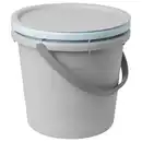 Bild 1 von PEPPRIG Eimer-Set mit Deckel 3-tlg., grau/blau