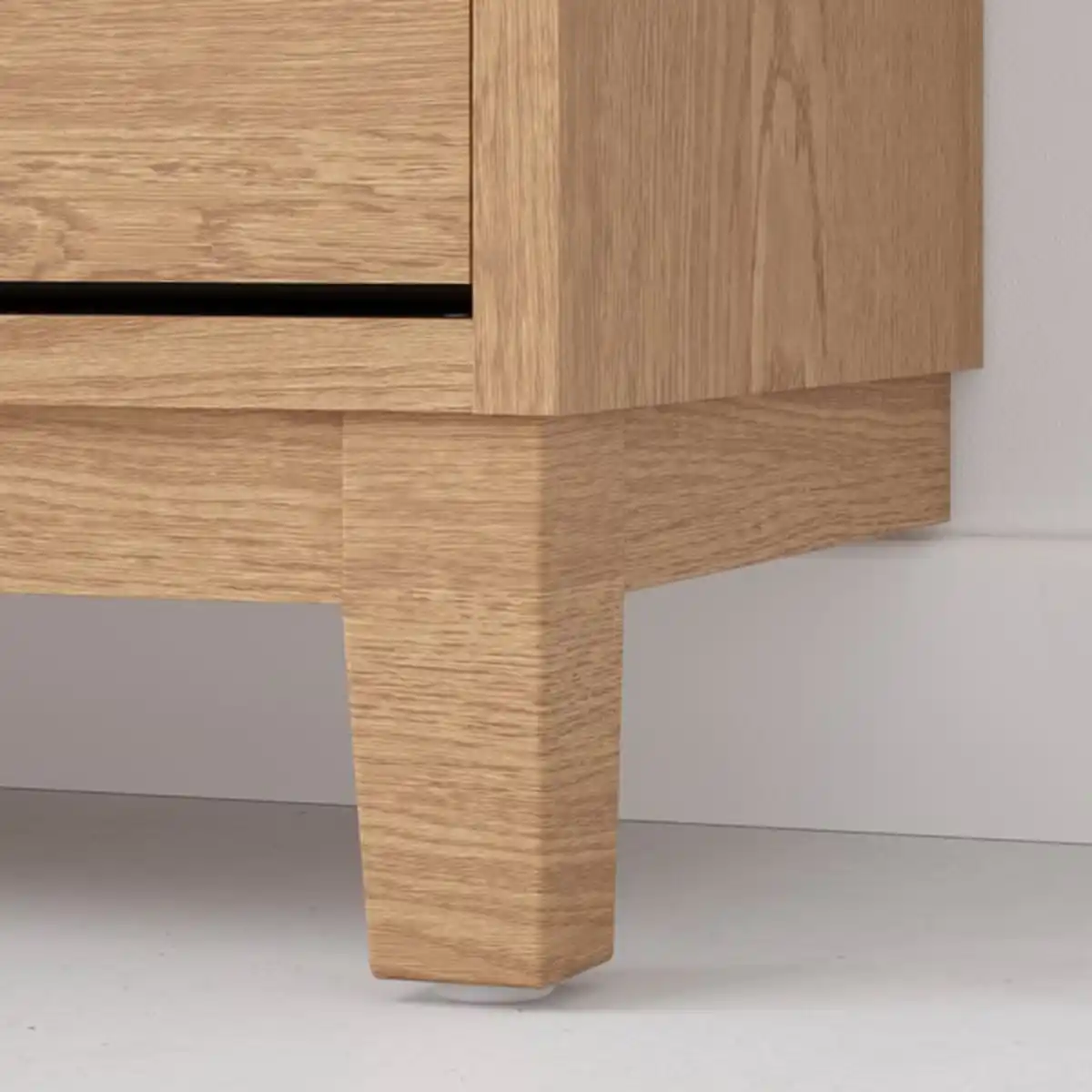 Bild 4 von STÄLL Schuhschrank 3 Fächer, Eichenfurnier, 79x29x148 cm