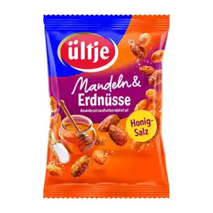 UELTJE Nuss Mix, Mandeln und Erdnüsse mit Honig und Salz 200 g