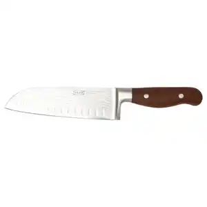 BRILJERA Santoku-Messer, Damaszener Stahl/Ahorn, 16 cm