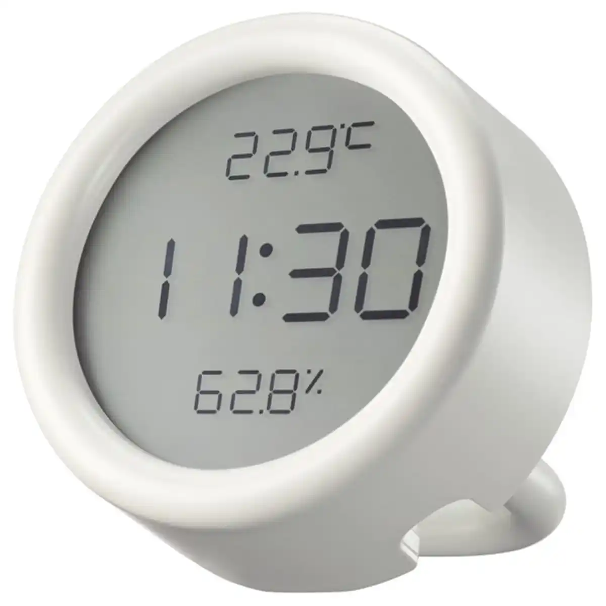 Bild 2 von ÖRNVRÅK Uhr mit Hygro-/Thermometer, weiß, 8x3 cm