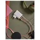Bild 2 von SMÅHAGEL Ladegerät mit 3 USB-Ausgängen, weiß