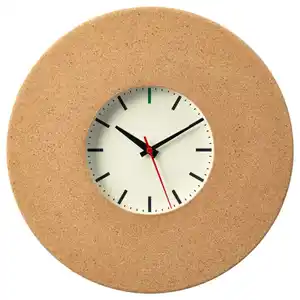 SVARTGÖK Wanduhr, Kork, 38 cm