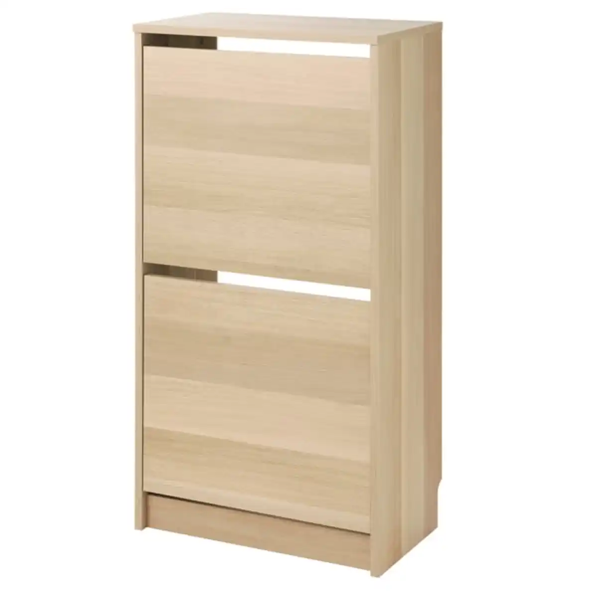 Bild 1 von BISSA Schuhschrank, 2fach, Eichenachbildung, 49x28x93 cm