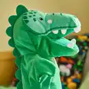 Bild 3 von NATTHÄGER Handpuppen-Set, 3-tlg., Krokodil Zebra/Tiger bunt