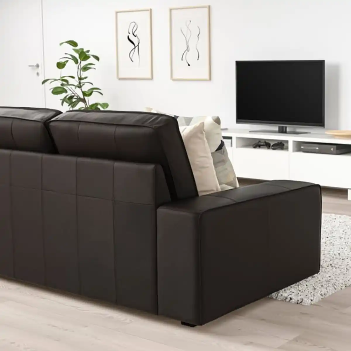 Bild 3 von KIVIK 2er-Sofa, Grann/Bomstad dunkelbraun