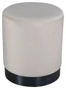 HOCKER BENJI, Schwarz, Beige