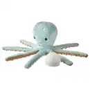 Bild 1 von BLÅVINGAD Stofftier mit LED-Nachtlicht, türkis Oktopus/batteriebetrieben