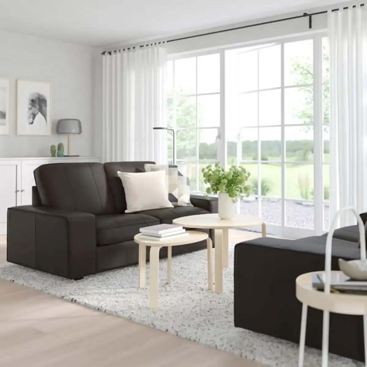 Bild 2 von KIVIK 2er-Sofa, Grann/Bomstad dunkelbraun