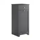 Bild 1 von SoBuy Wäscheschrank, Dunkelgrau, Holzwerkstoff, 1 Schubladen, 38x91x40 cm, Badezimmer, Badezimmerschränke, Bad Unterschränke
