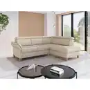 Bild 1 von Sit & More Ecksofa Glendale E, Sand, Holz, Eiche, massiv, 5,5-Sitzer, Ottomane rechts, L-Form, 247x193 cm, Goldenes M, Oeko-Tex® Standard 100, Made in Europe, DGM-Klimapakt, Rücken echt, Armteil li