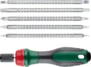 PARKSIDE® Doppelkopf- Ratschenschraubendreher, 6-teilig