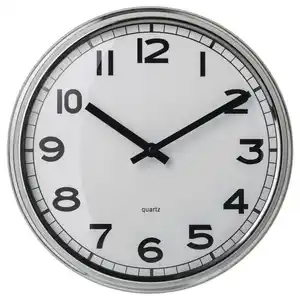 PUGG Wanduhr, Edelstahl, 32 cm