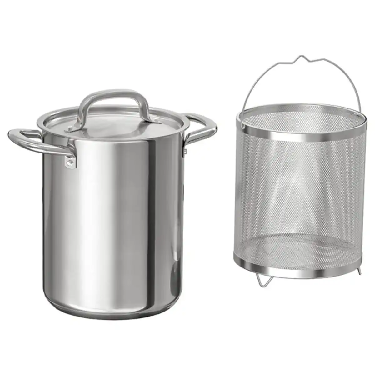 Bild 1 von IKEA 365+ Topf mit Einsatz, Edelstahl, 5.0 l