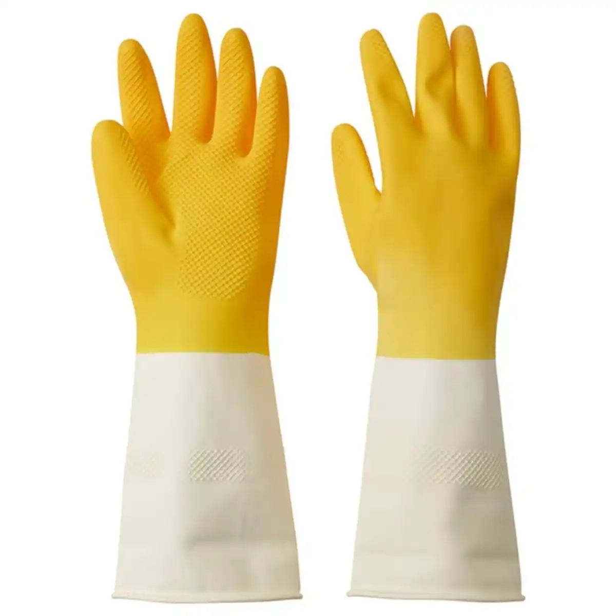 Bild 1 von RINNIG Putzhandschuhe, leuchtend gelb/elfenbeinweiß, S