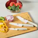 Bild 1 von HACKIG Messer 3er-Set, Keramik weiß/beige