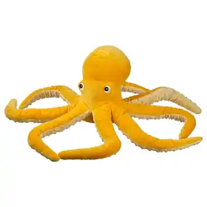 BLÅVINGAD Stoffspielzeug, Oktopus/gelb, 50 cm