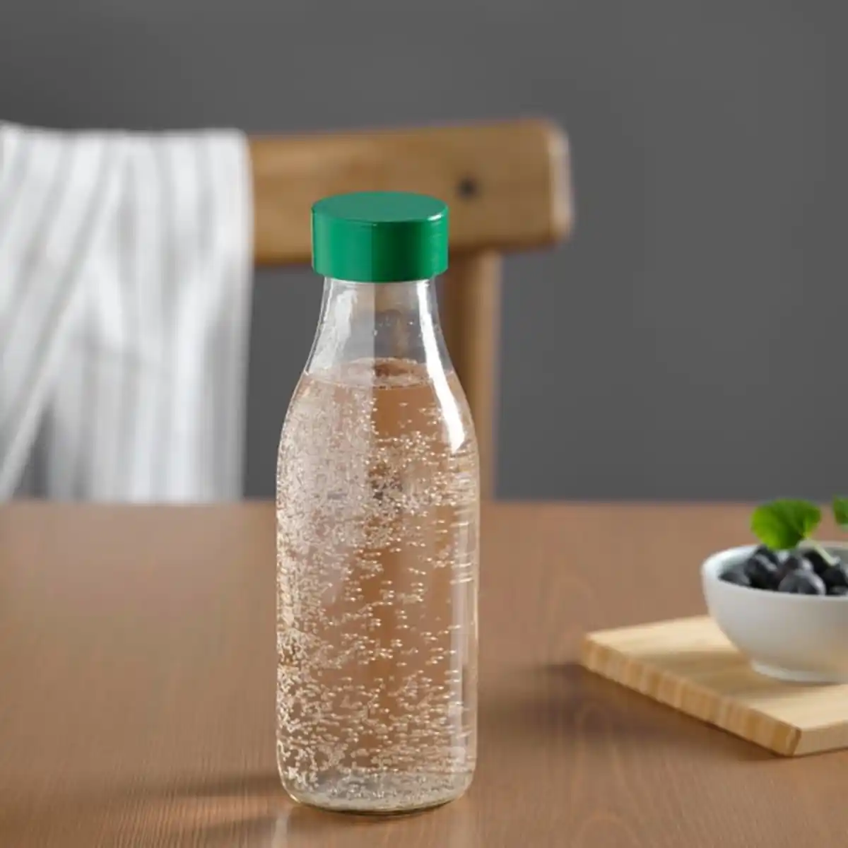 Bild 3 von SPARTANSK Wasserflasche, Klarglas/grün, 0.5 l