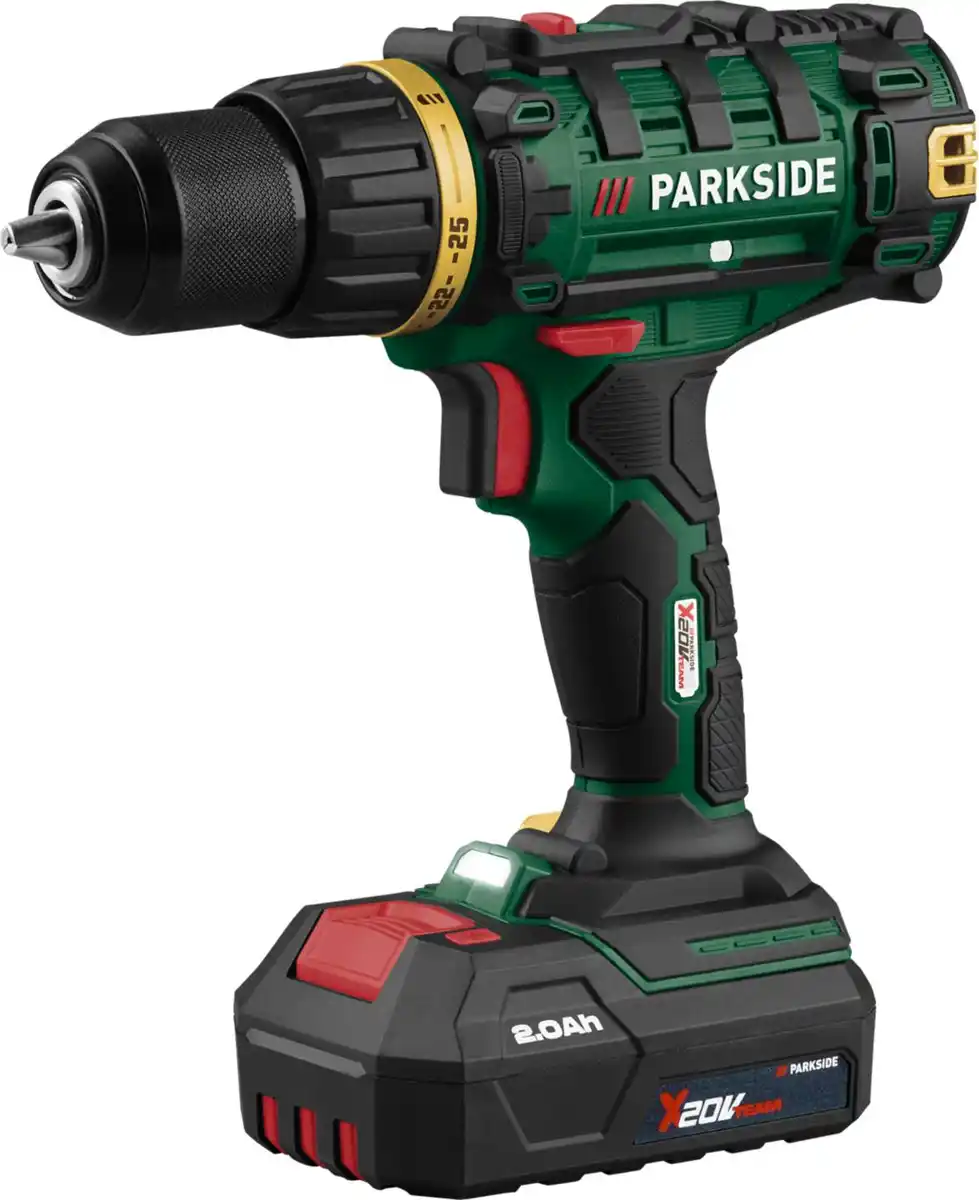 Bild 1 von PARKSIDE® Akku-Bohrschrauber 20 V »PABS 20-Li G8« inkl. Akku