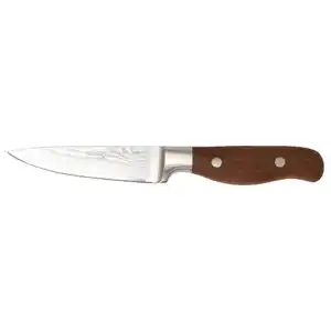 BRILJERA Schälmesser, Damaszener Stahl/Ahorn, 9 cm